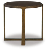 Balintmore Brown/Gold Finish Coffee Table and 2 End Tables - PKG013781