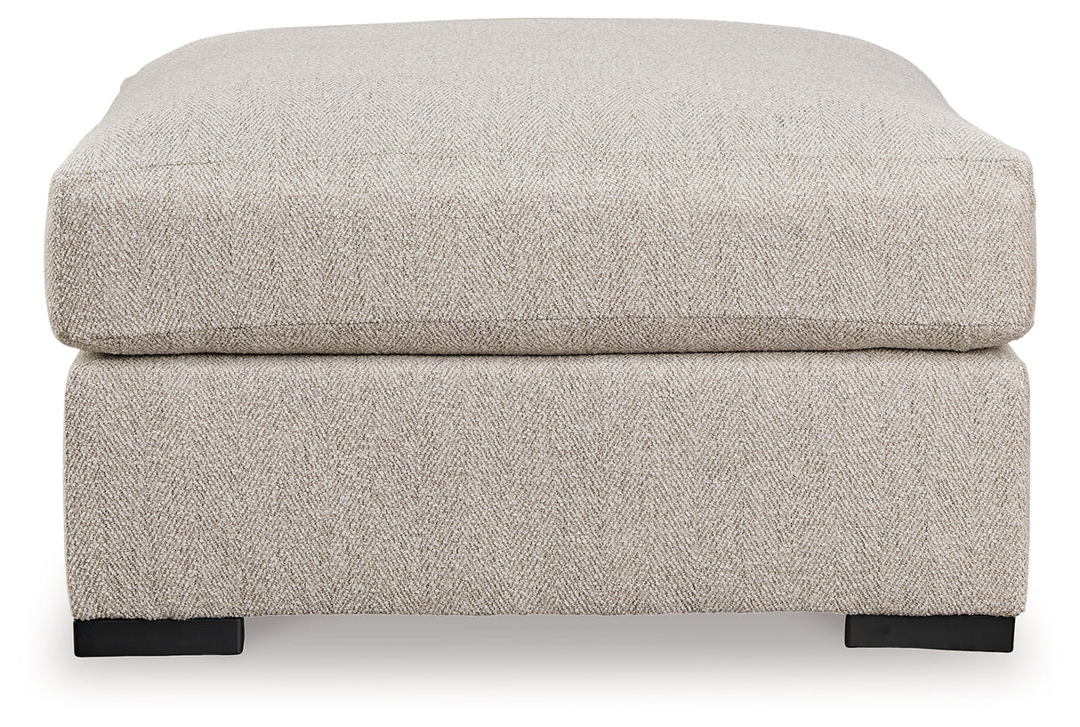 Ballyton 3-Piece Sectional with Ottoman in Sand - PKG016451