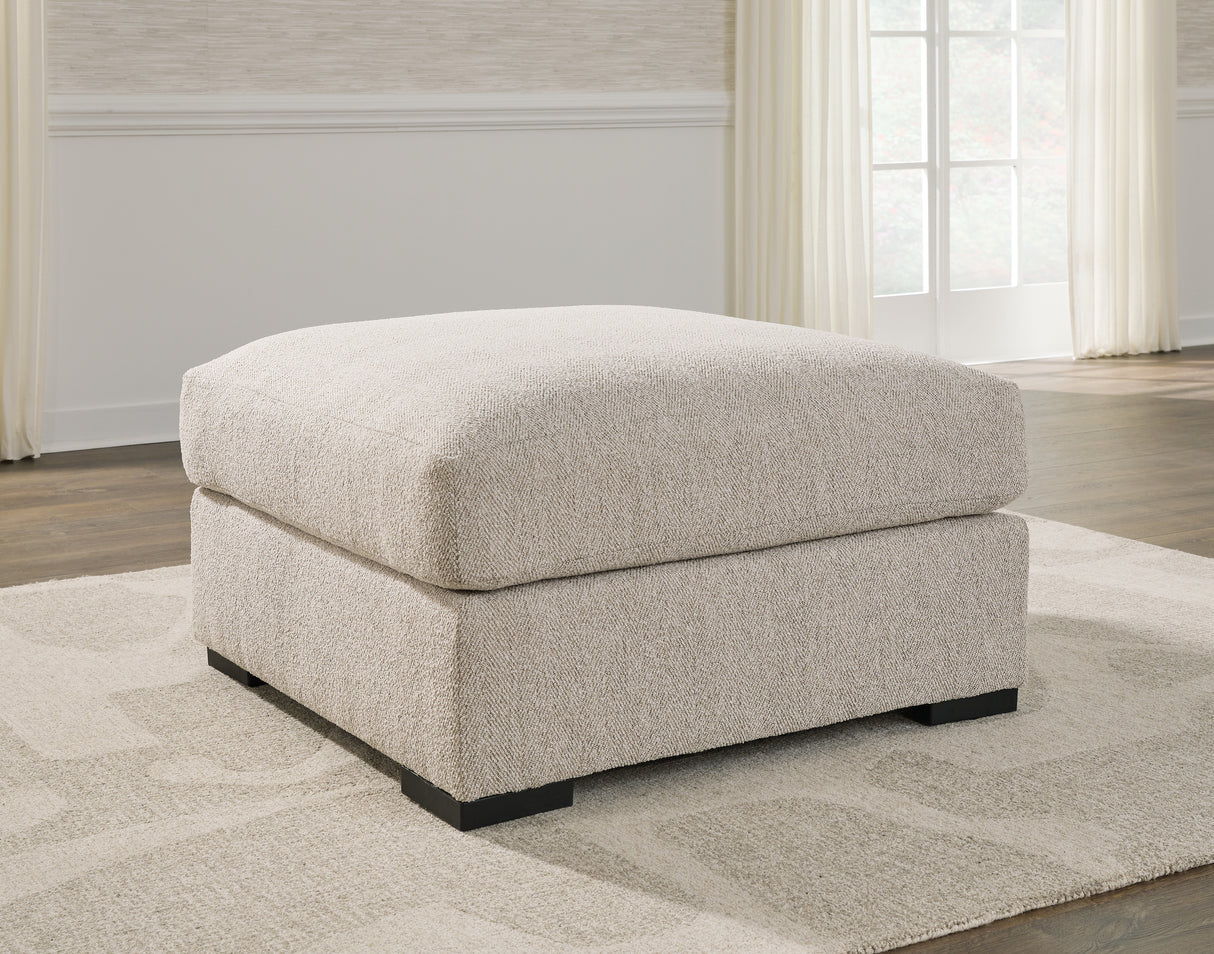 Ballyton 4-Piece Sectional with Ottoman in Sand - PKG016452