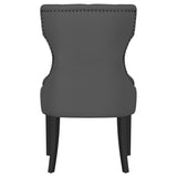 Baney Upholstered Parson Dining Side Chair with Tufted Back Grey from Coaster - Luna Furniture