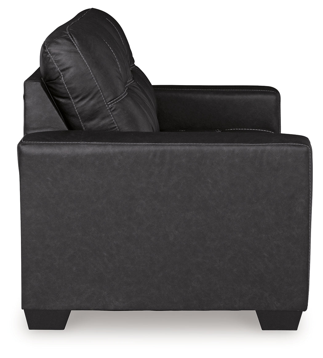 Barlin Mills Carbon Loveseat - 1700435