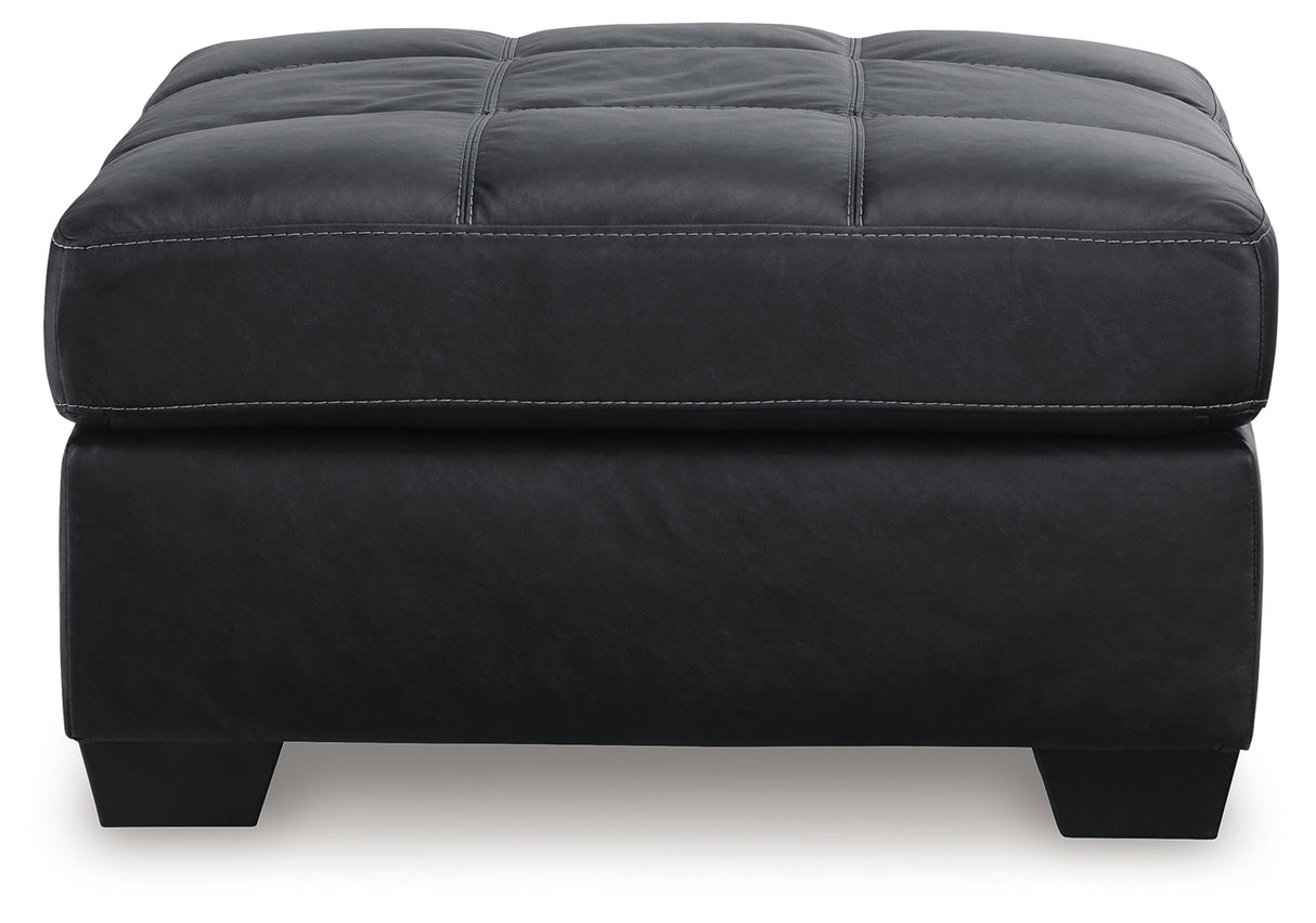 Barlin Mills Carbon Oversized Accent Ottoman - 1700408