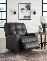 Barlin Mills Sofa, Loveseat and Recliner in Carbon - PKG019280