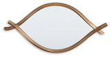 Bartner Antique Gold Finish Accent Mirror - A8010340