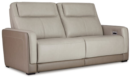 Battleville Sofa and Loveseat in Almond from Ashley - Luna Furniture