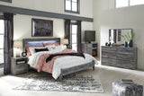 Baystorm King Panel Bed with Dresser in Gray - PKG007533