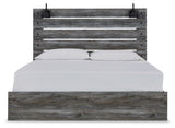 Baystorm King Panel Bed with Dresser in Gray - PKG011680