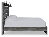 Baystorm King Panel Bed with Dresser in Gray - PKG011680