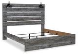 Baystorm King Panel Bed with Dresser in Gray - PKG011680