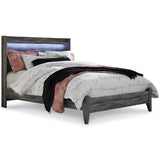 Baystorm Queen Panel Bed with Dresser in Gray - PKG007569