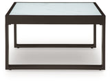 Beachloft Black/Gray Outdoor Coffee Table from Ashley - Luna Furniture