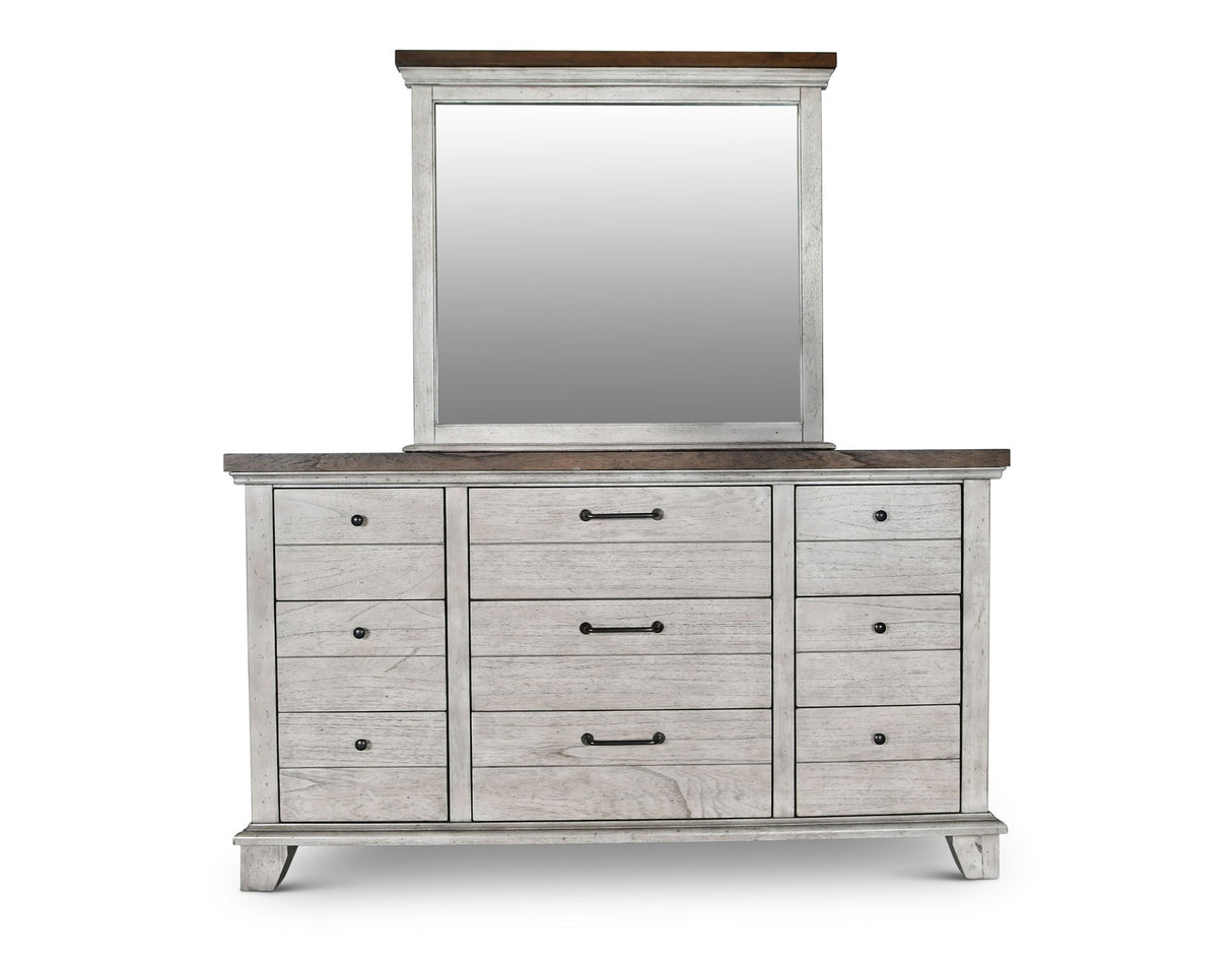 Bear Creek 4-Piece Queen Set(Q Bed/NS/Dresser/Mir) from Steve Silver - Luna Furniture