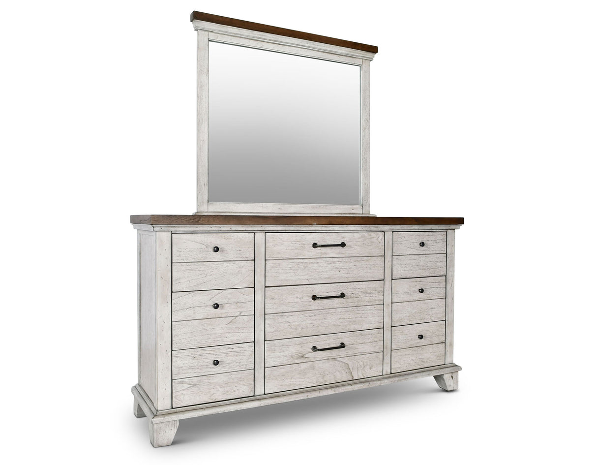 Bear Creek 4-Piece Queen Set(Q Bed/NS/Dresser/Mir) from Steve Silver - Luna Furniture