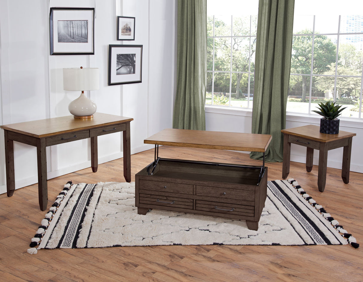 Bear Creek Brown End Table from Steve Silver - Luna Furniture