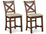 Beige Moriville 2-Piece Bar Stool - PKG000167