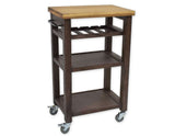 Belden Kitchen Cart, Grey from Steve Silver - Luna Furniture