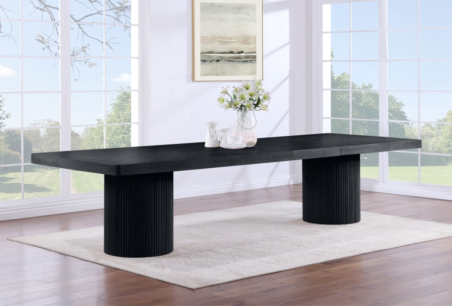 Belinda Dining Table in Black from Meridian - Luna Furniture