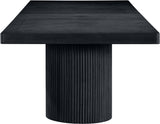 Belinda Dining Table in Black from Meridian - Luna Furniture