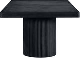 Belinda Dining Table in Black from Meridian - Luna Furniture