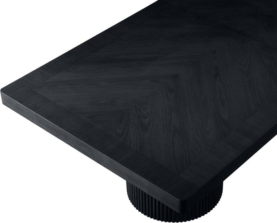 Belinda Dining Table in Black from Meridian - Luna Furniture