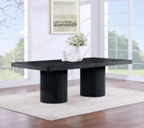 Belinda Dining Table in Black from Meridian - Luna Furniture