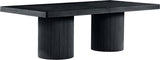 Belinda Dining Table in Black from Meridian - Luna Furniture