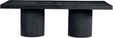 Belinda Dining Table in Black from Meridian - Luna Furniture