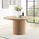 Belinda Dining Table Natural from Meridian - Luna Furniture