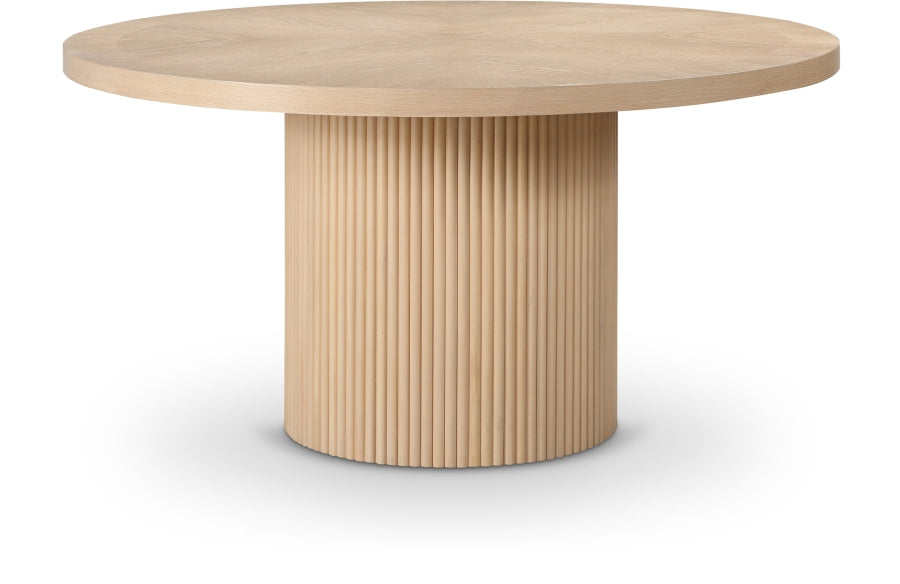 Belinda Dining Table Natural from Meridian - Luna Furniture