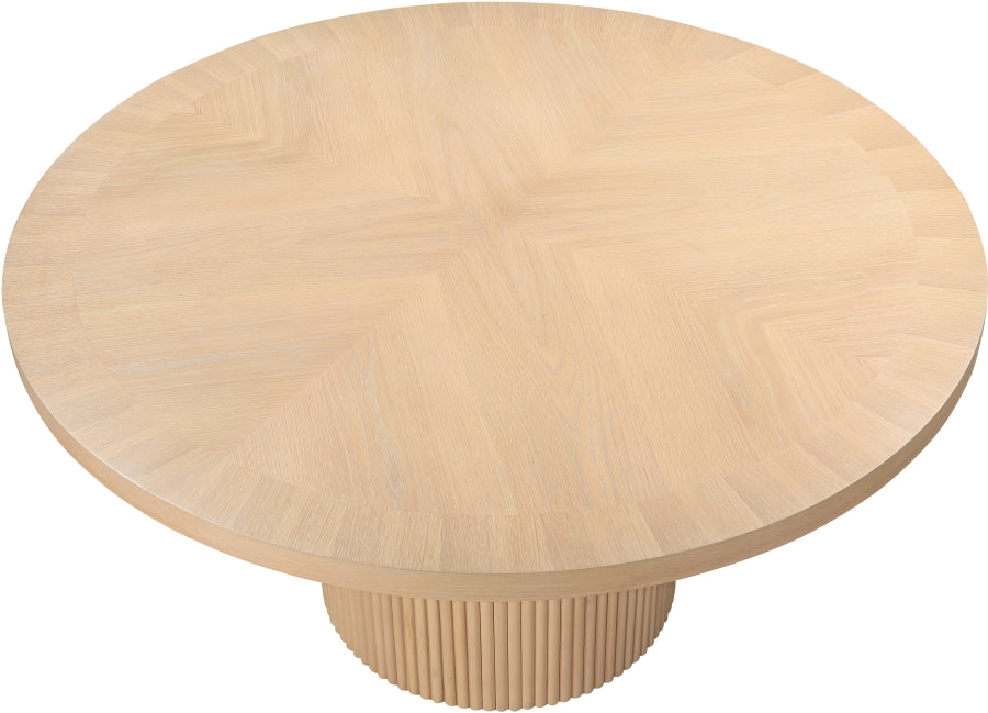 Belinda Dining Table Natural from Meridian - Luna Furniture