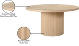 Belinda Dining Table Natural from Meridian - Luna Furniture