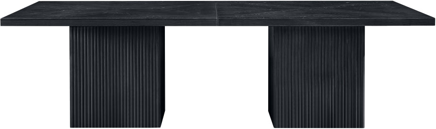 Belinda Modular Dining Table in Black from Meridian - Luna Furniture