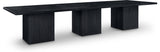 Belinda Modular Dining Table in Black from Meridian - Luna Furniture