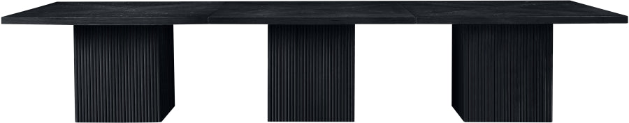 Belinda Modular Dining Table in Black from Meridian - Luna Furniture