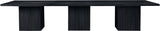 Belinda Modular Dining Table in Black from Meridian - Luna Furniture