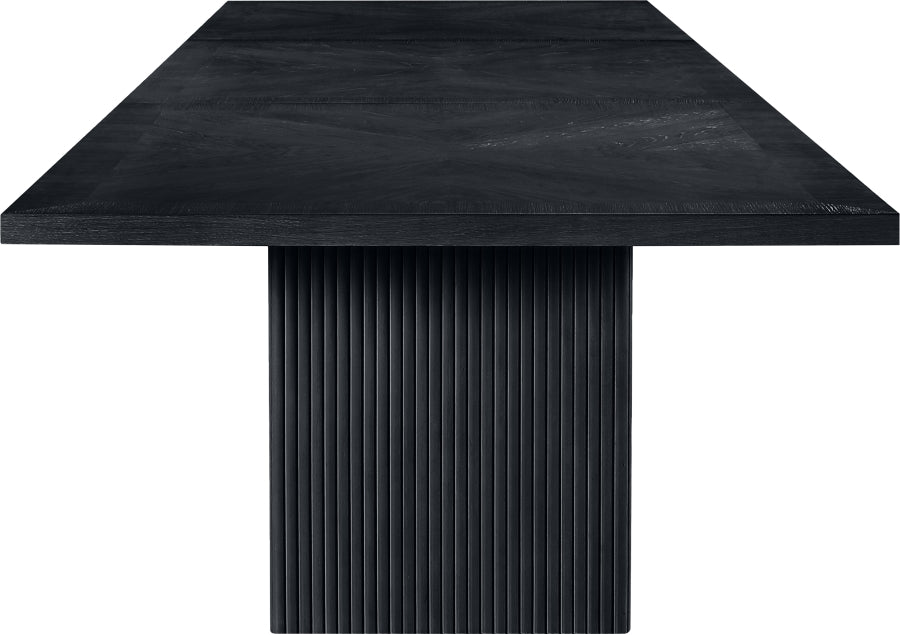 Belinda Modular Dining Table in Black from Meridian - Luna Furniture