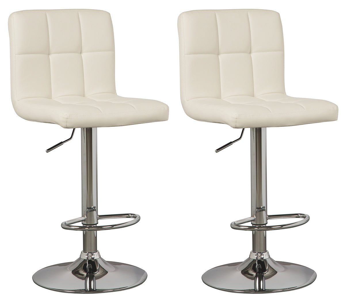 Bellatier 2-Piece Bar Stool in Bone - PKG000064