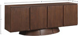 Bellona Sideboard / Buffet in Brown from Meridian - Luna Furniture