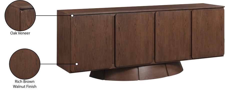 Bellona Sideboard / Buffet in Brown from Meridian - Luna Furniture