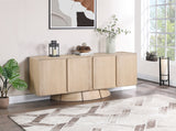 Bellona Sideboard / Buffet in Natural from Meridian - Luna Furniture