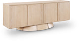 Bellona Sideboard / Buffet in Natural from Meridian - Luna Furniture