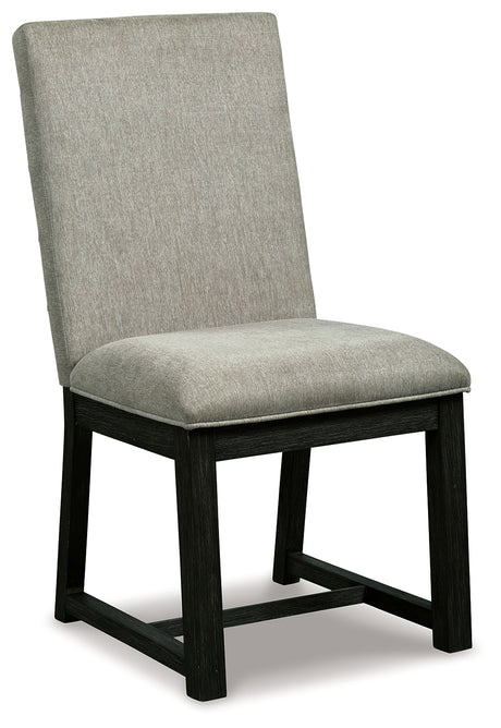 Bellvern Dark Gray Dining Chair, Set of 2 from Ashley - Luna Furniture