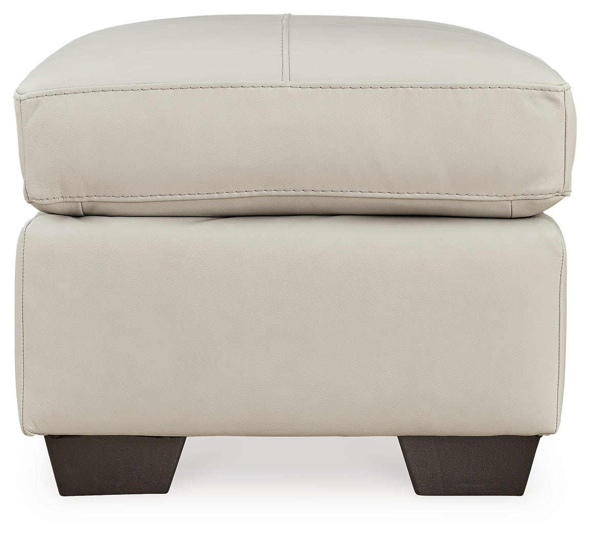 Belziani Chair and Ottoman in Coconut - PKG015450