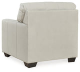 Belziani Chair and Ottoman in Coconut - PKG015450