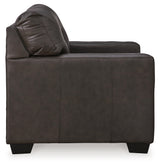 Belziani Chair and Ottoman in Storm from Ashley - Luna Furniture