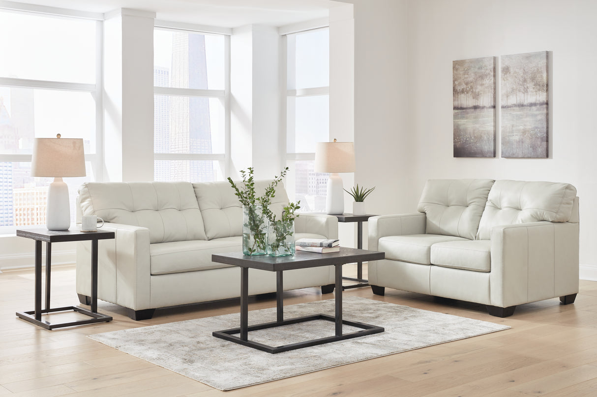 Belziani Sofa and Loveseat in Coconut - PKG015451