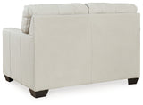 Belziani Sofa, Loveseat, Chair and Ottoman in Coconut - PKG015452