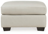 Belziani Sofa, Loveseat, Chair and Ottoman in Coconut - PKG015452