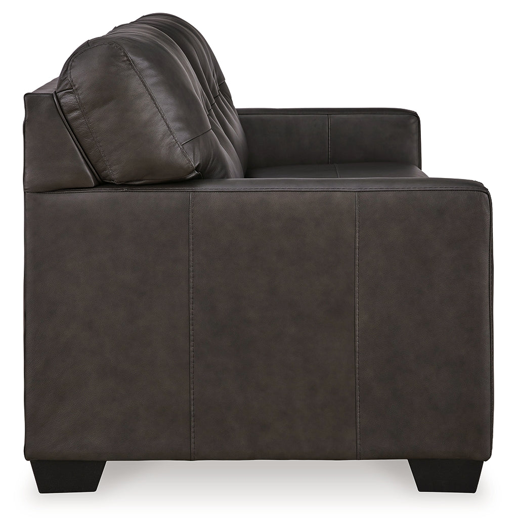 Belziani Sofa, Loveseat, Chair and Ottoman in Storm from Ashley - Luna Furniture