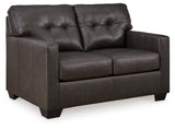 Belziani Sofa, Loveseat, Chair and Ottoman in Storm from Ashley - Luna Furniture